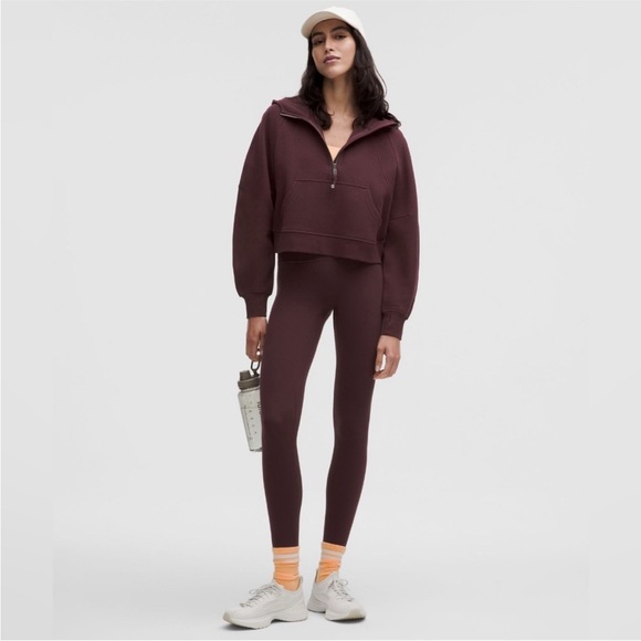 lululemon scuba goodnight plum oversized half zip hoodie - Picture 5 of 5